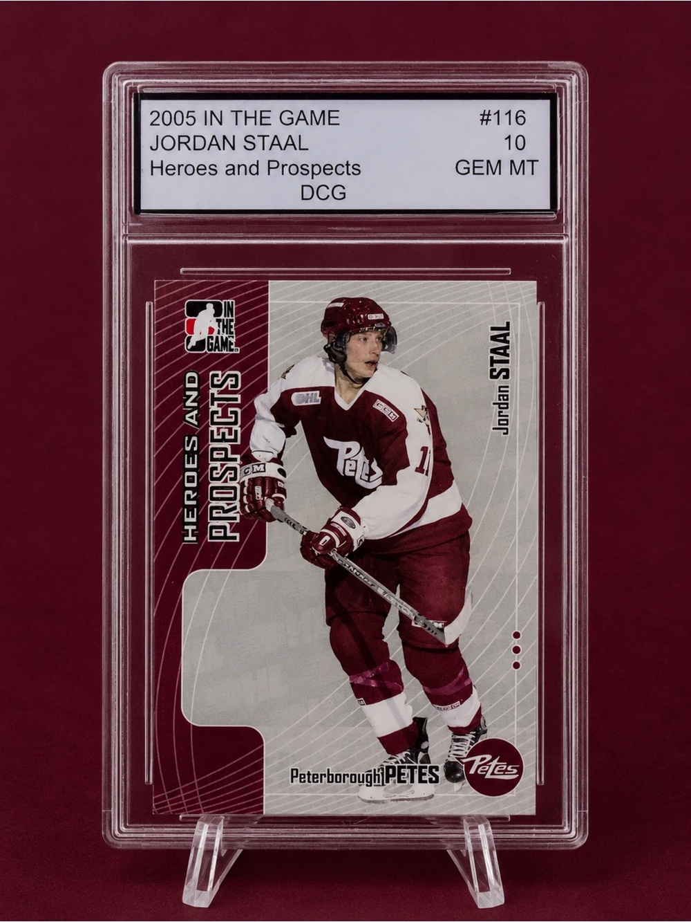 2005 In The Game Jordan Staal Rookie Card